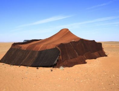 Nomads tent in Merzouga